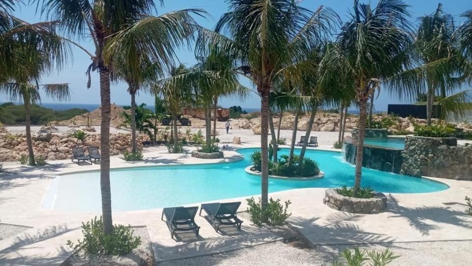 Blue Bay Penthouse Reef 5, Beach Golf Pool Dive With Ocean View Dorp Dorp Sint Michiel 외부 사진